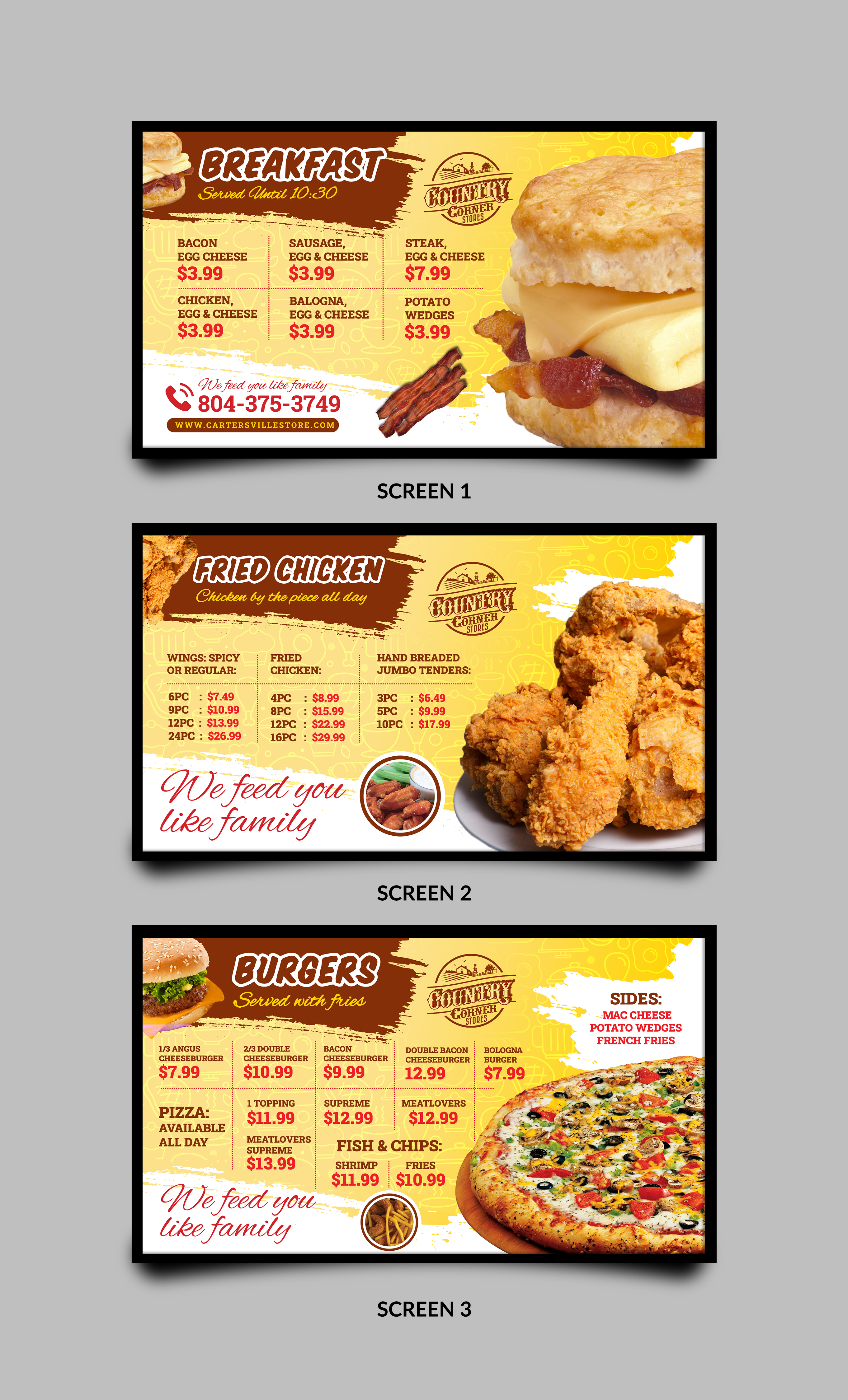 Design de Menu par Sun Moon Graphic Designer pour ce projet | Design #33850825