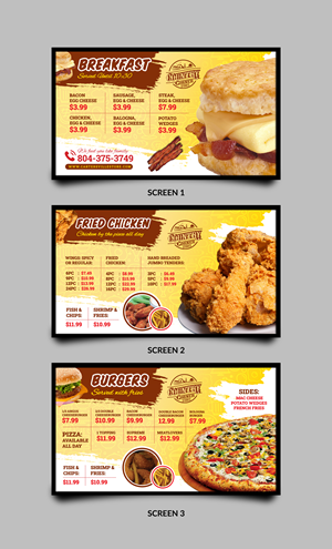 Menu Design by Sun Moon Graphic Designer