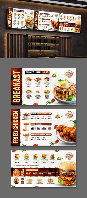 Menu Design by debdesign for this project | Design: #33821439