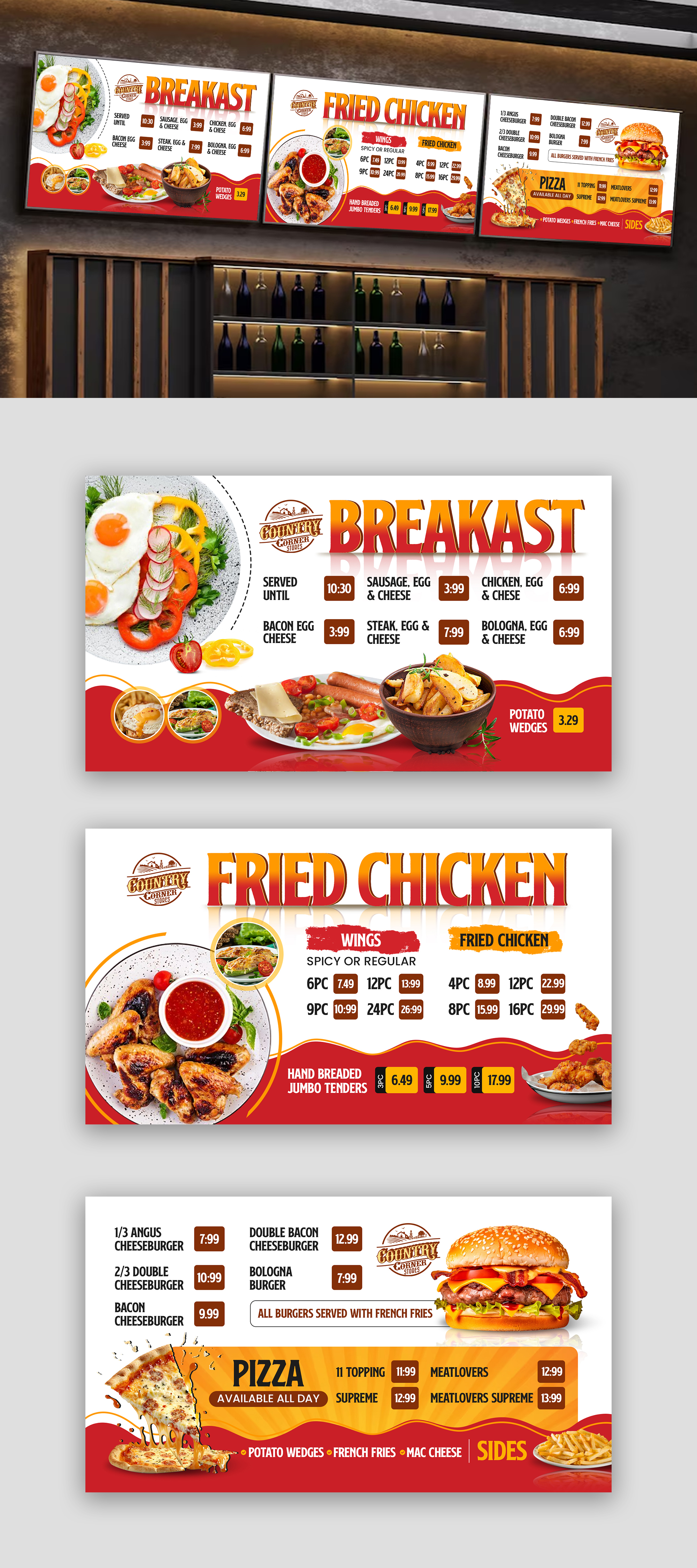 Menu Design by debdesign for this project | Design #33821579