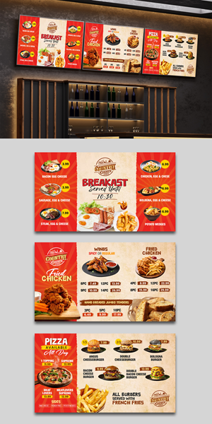 Menu Design by debdesign for this project | Design: #33822003