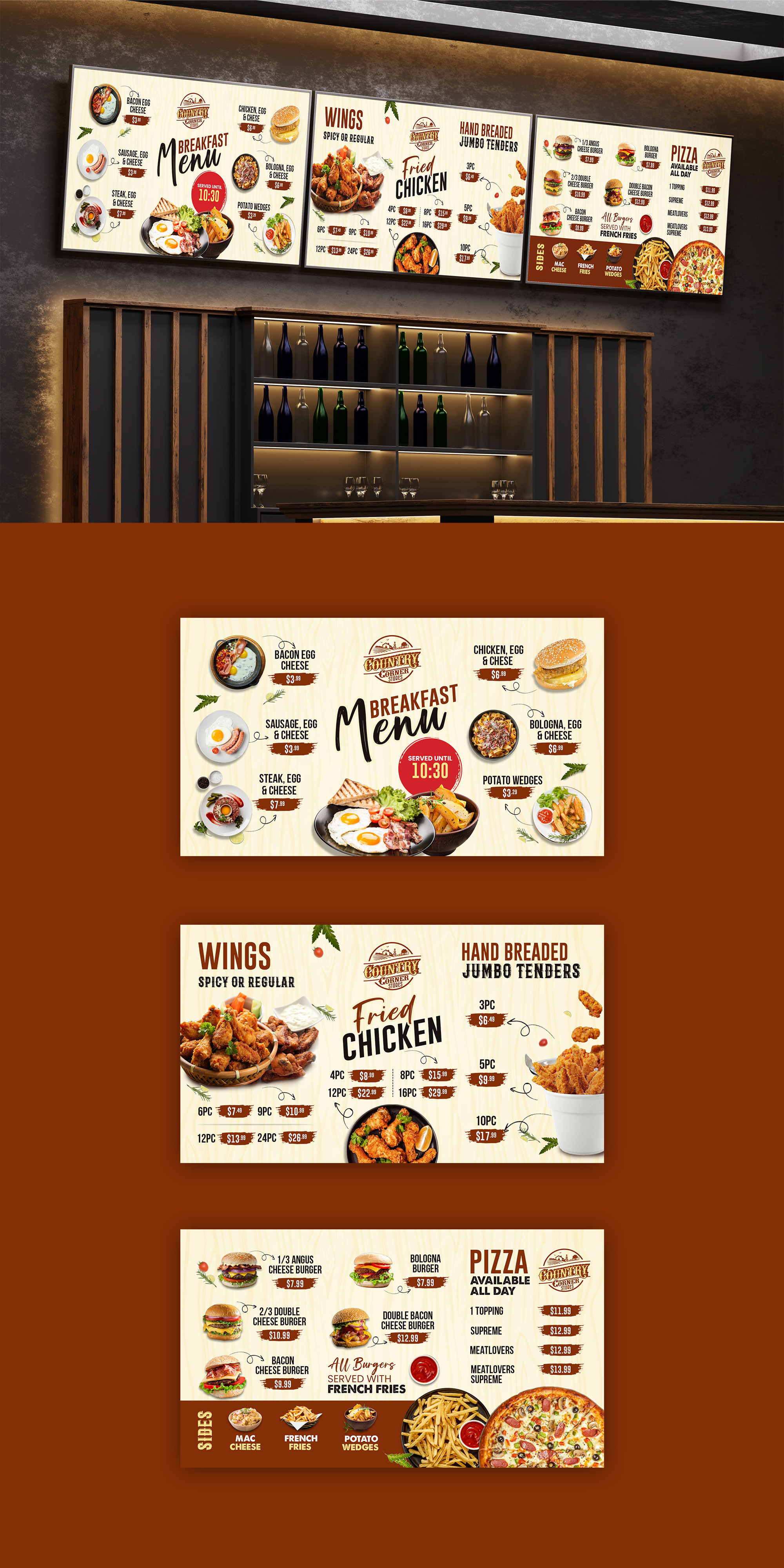 Menu Design by debdesign for this project | Design #33822173