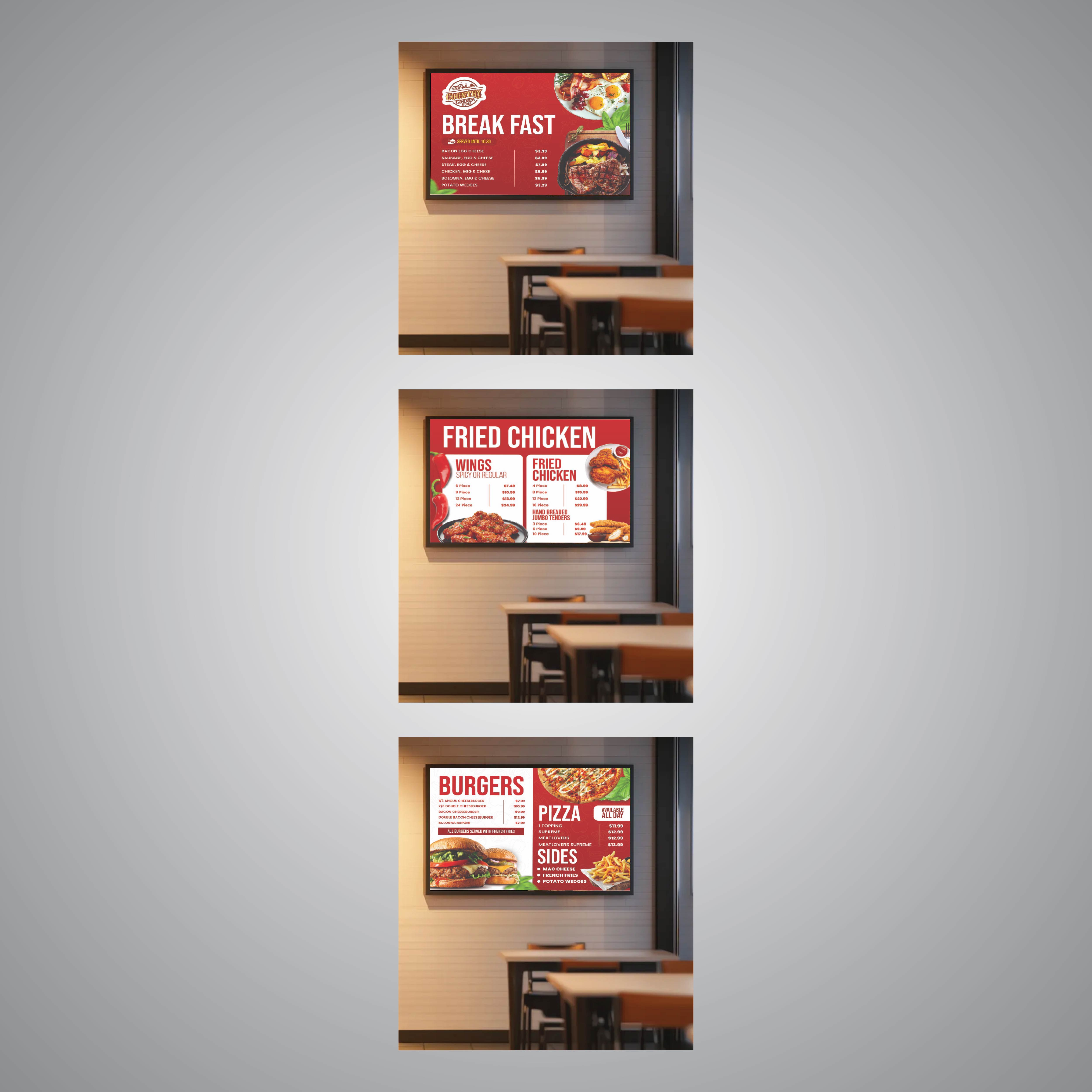 Menu Design by 3Guys for this project | Design #33865318