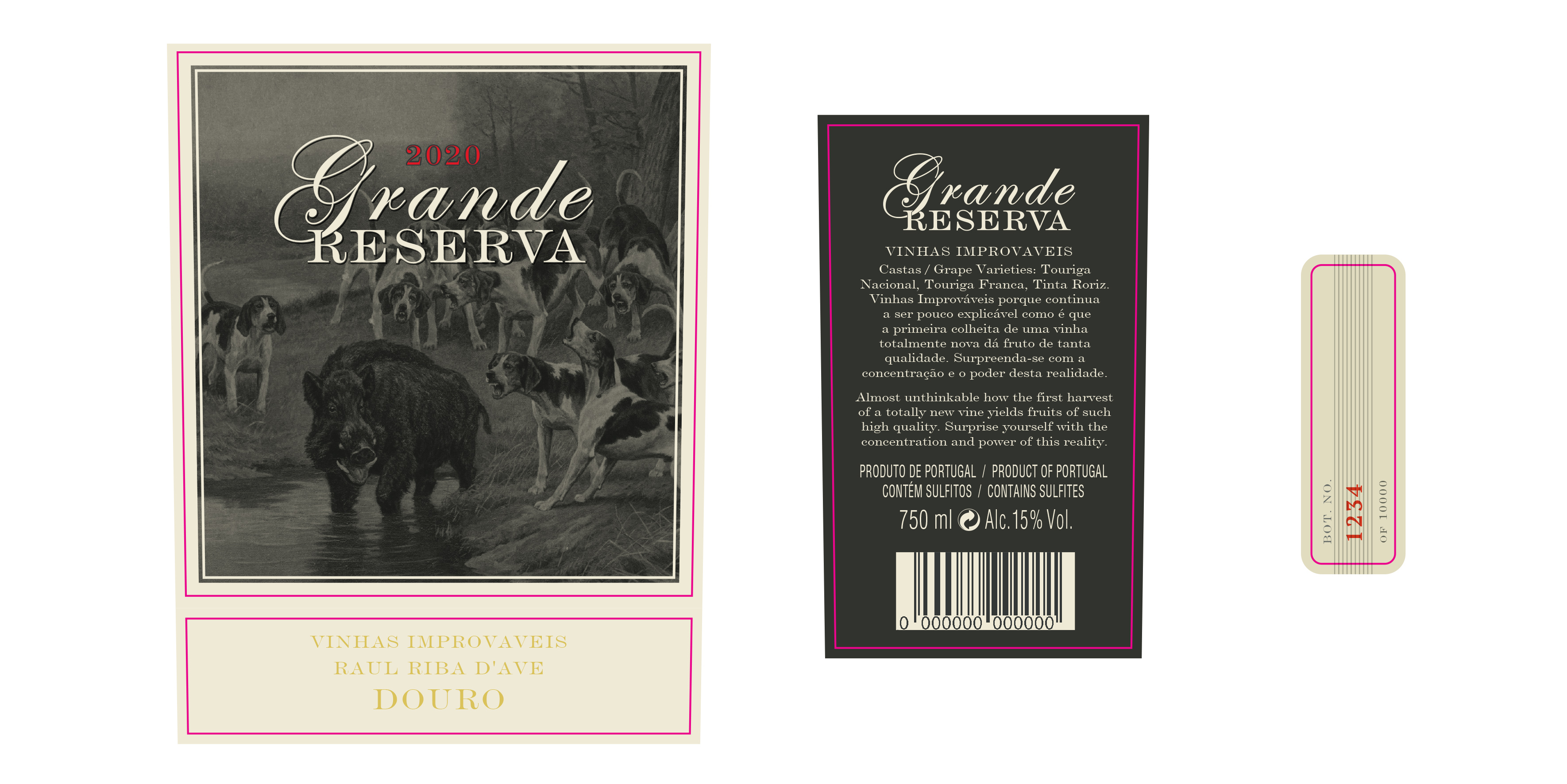 Etikett-Design von bdk1976 für Raul Ferreira de Riba de Ave Vinhos, Lda | Design #33897078