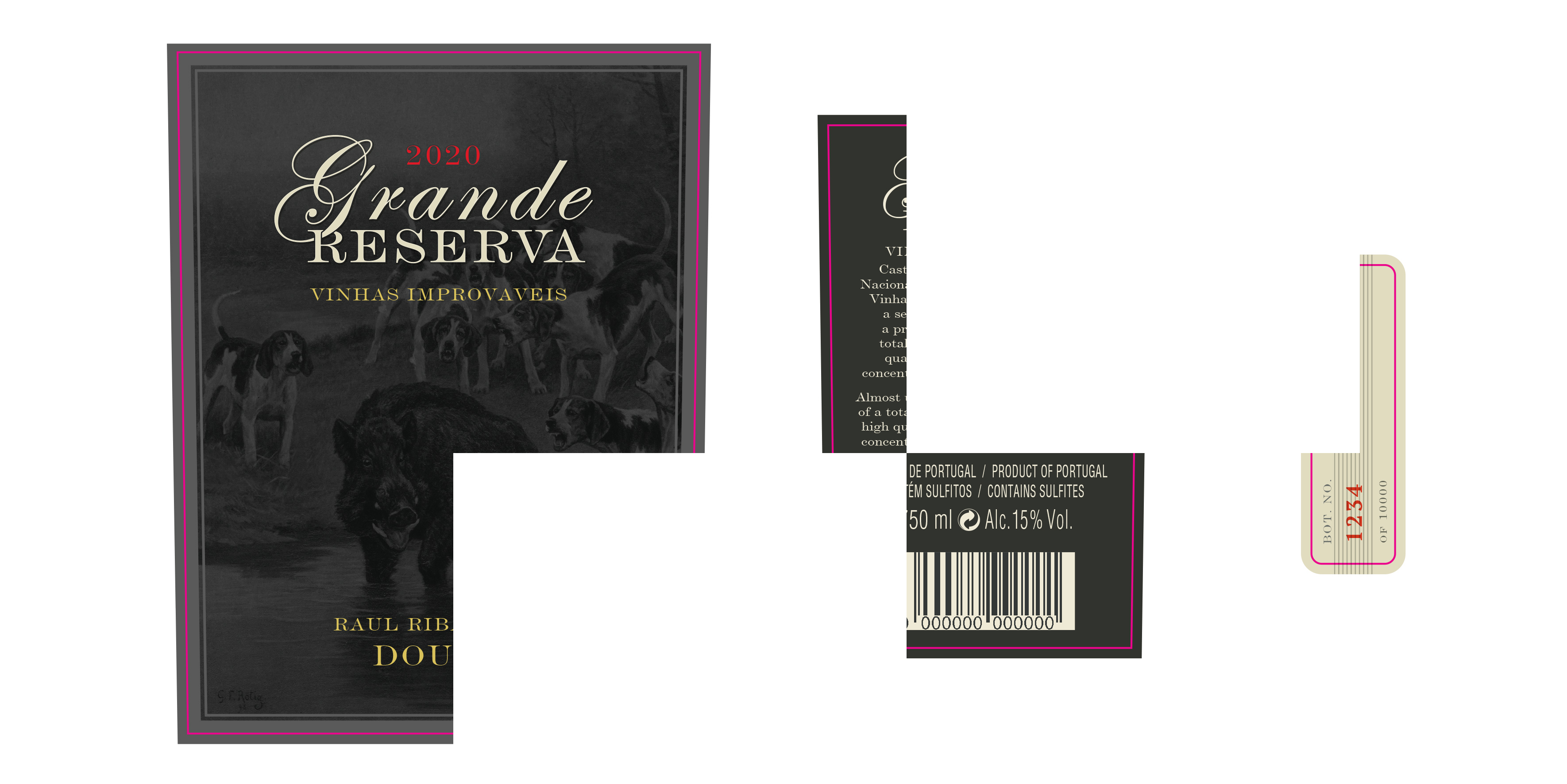 Etikett-Design von bdk1976 für Raul Ferreira de Riba de Ave Vinhos, Lda | Design #33897081