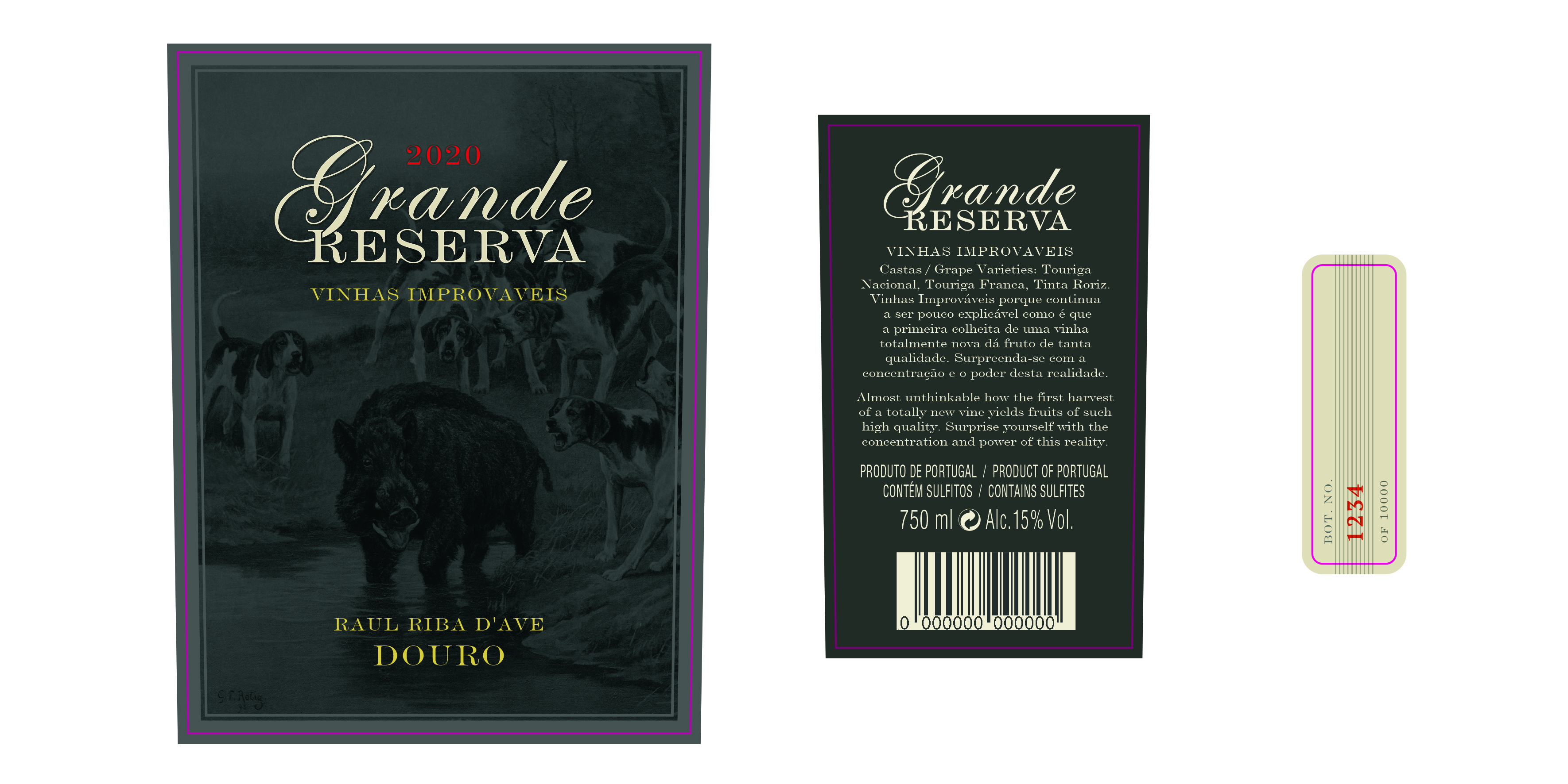 Design Étiquette par bdk1976 pour Raul Ferreira de Riba de Ave Vinhos, Lda | Design #33902014
