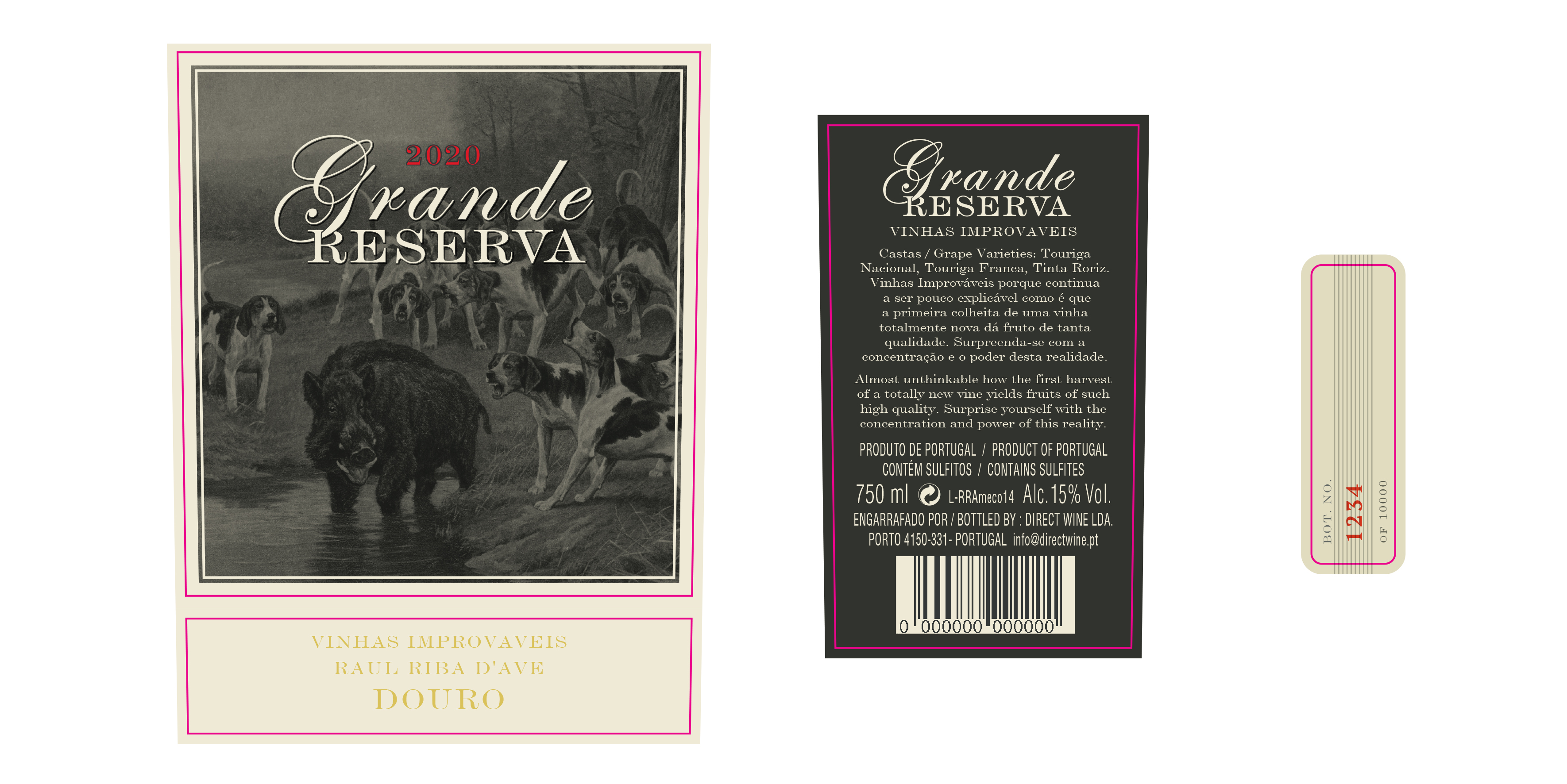 Design Étiquette par bdk1976 pour Raul Ferreira de Riba de Ave Vinhos, Lda | Design #33910245
