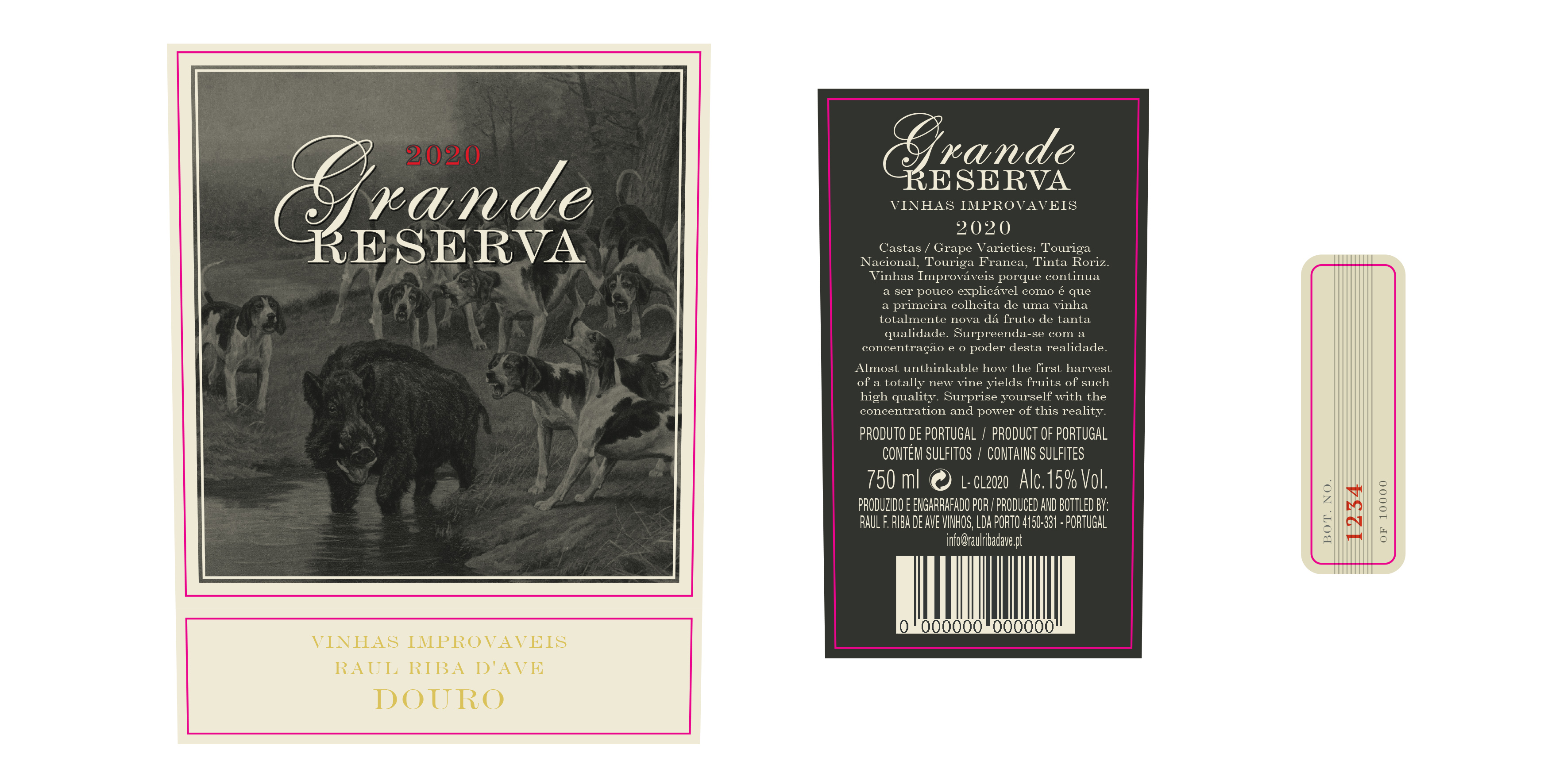 Etikett-Design von bdk1976 für Raul Ferreira de Riba de Ave Vinhos, Lda | Design #33911217