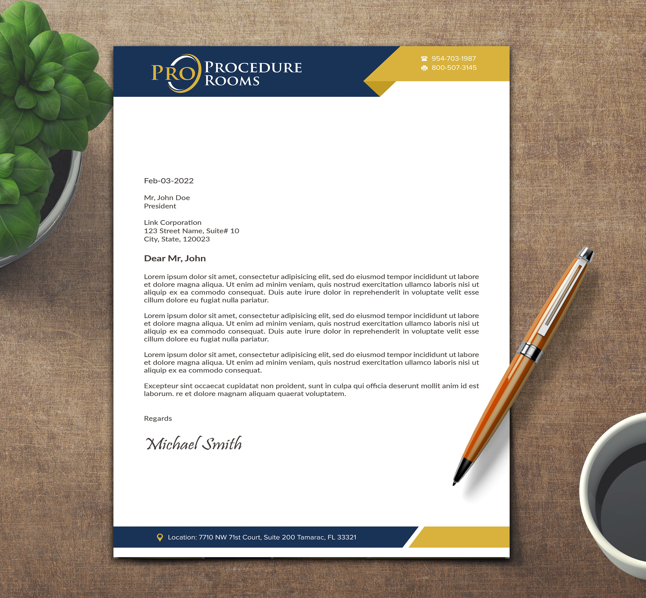 Diseño de Membrete por sadikul islam para este proyecto | Diseño #33820415