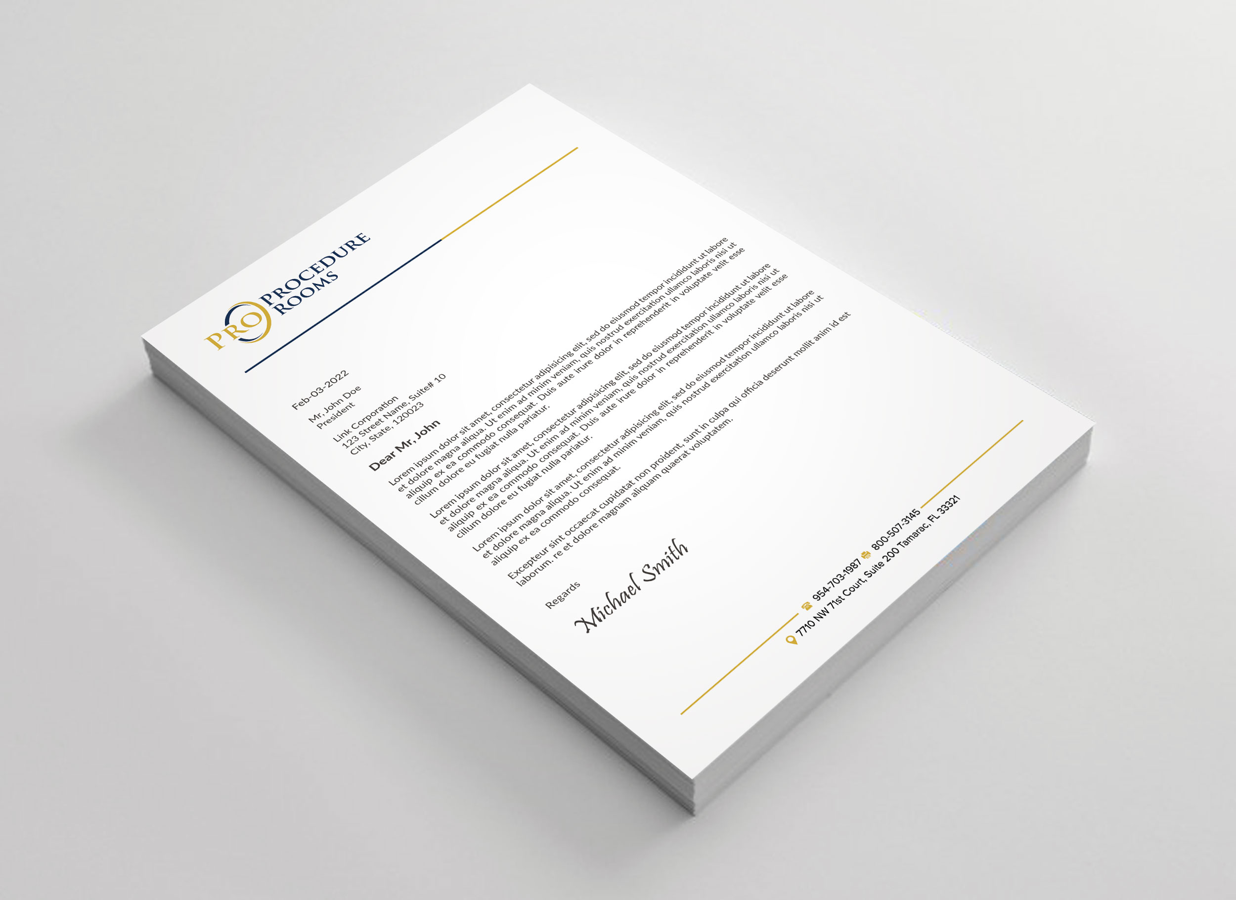 Letterhead Design by sadikul islam for this project | Design #33824497