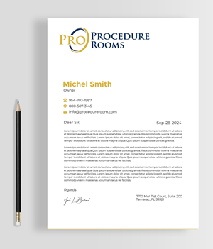 Letterhead Design by Graphixpointt for this project | Design: #33829646