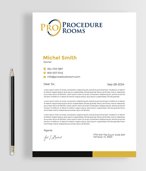 Letterhead Design by Graphixpointt for this project | Design: #33829658