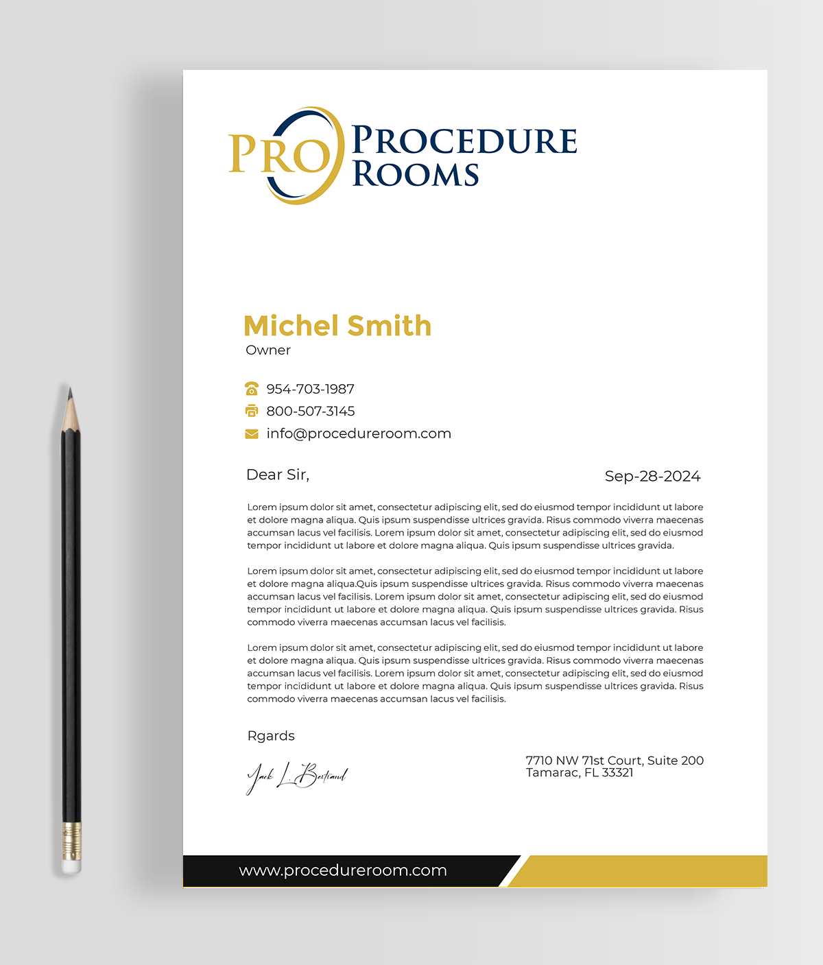 Briefkopf-Design von Graphixpointt für dieses Projekt | Design #33829674