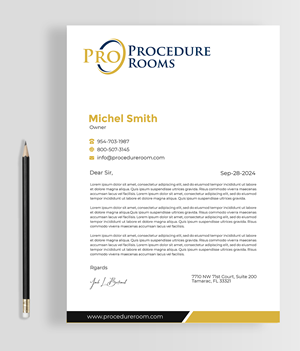 Letterhead Design by Graphixpointt for this project | Design: #33829674