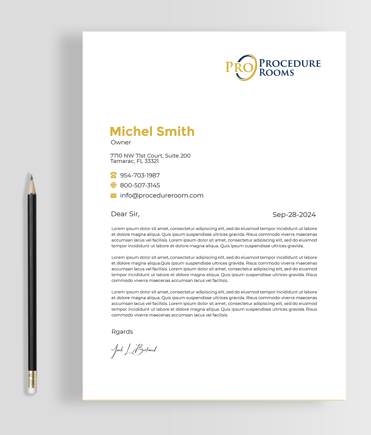 Briefkopf-Design von Graphixpointt für dieses Projekt | Design #33829700