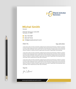 Letterhead Design by Graphixpointt for this project | Design: #33829702