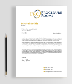Letterhead Design by Graphixpointt for this project | Design: #33829954
