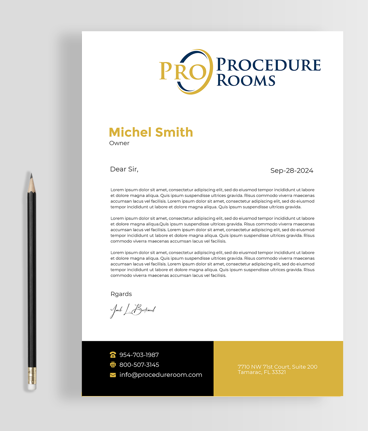 Briefkopf-Design von Graphixpointt für dieses Projekt | Design #33830077