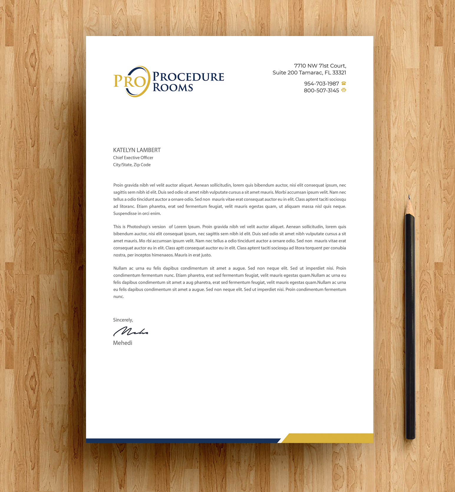 Letterhead Design by Expert Bappy for this project | Design #33822414
