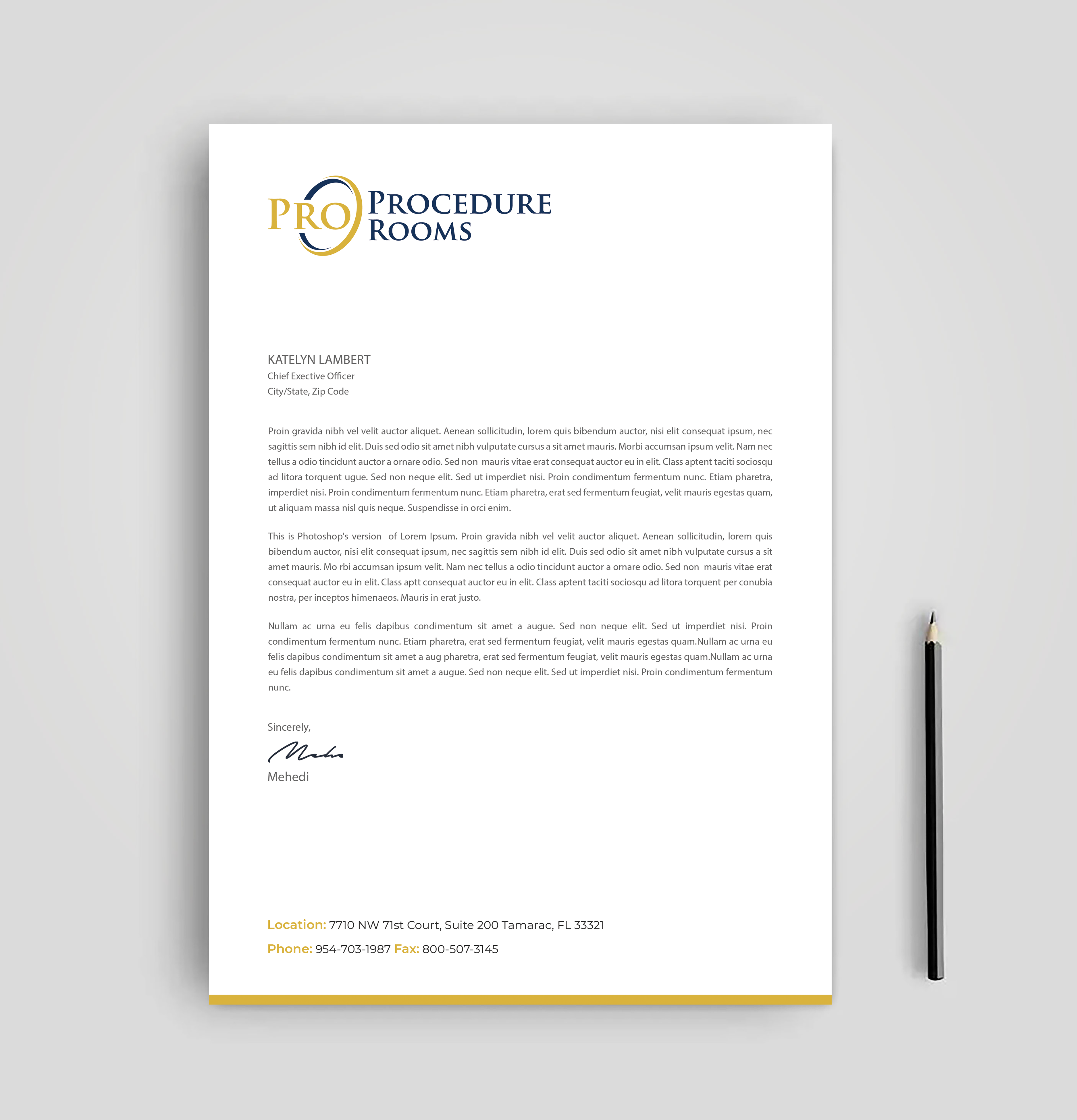 Letterhead Design by Expert Bappy for this project | Design #33822873