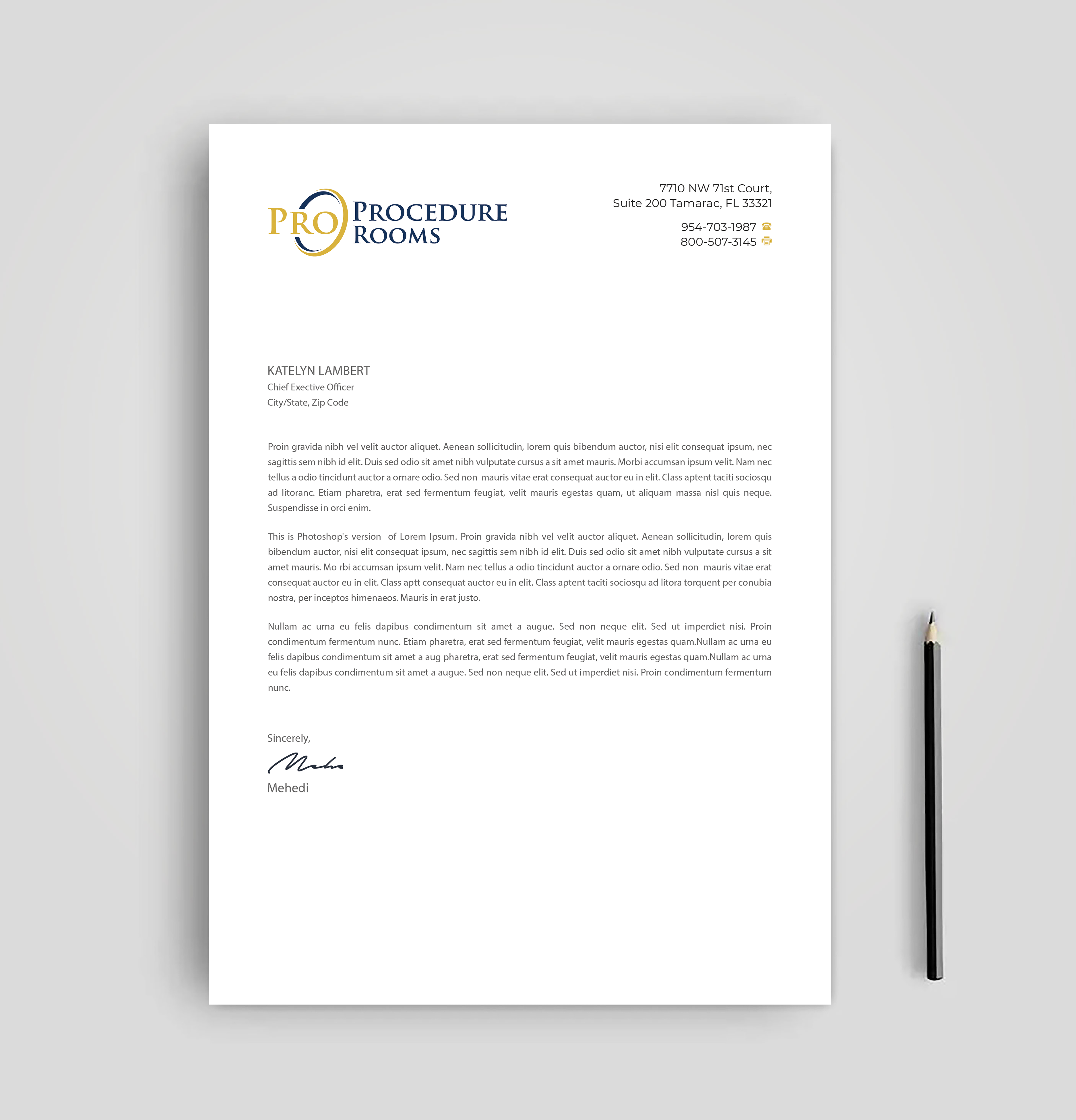 Letterhead Design by Expert Bappy for this project | Design #33822874