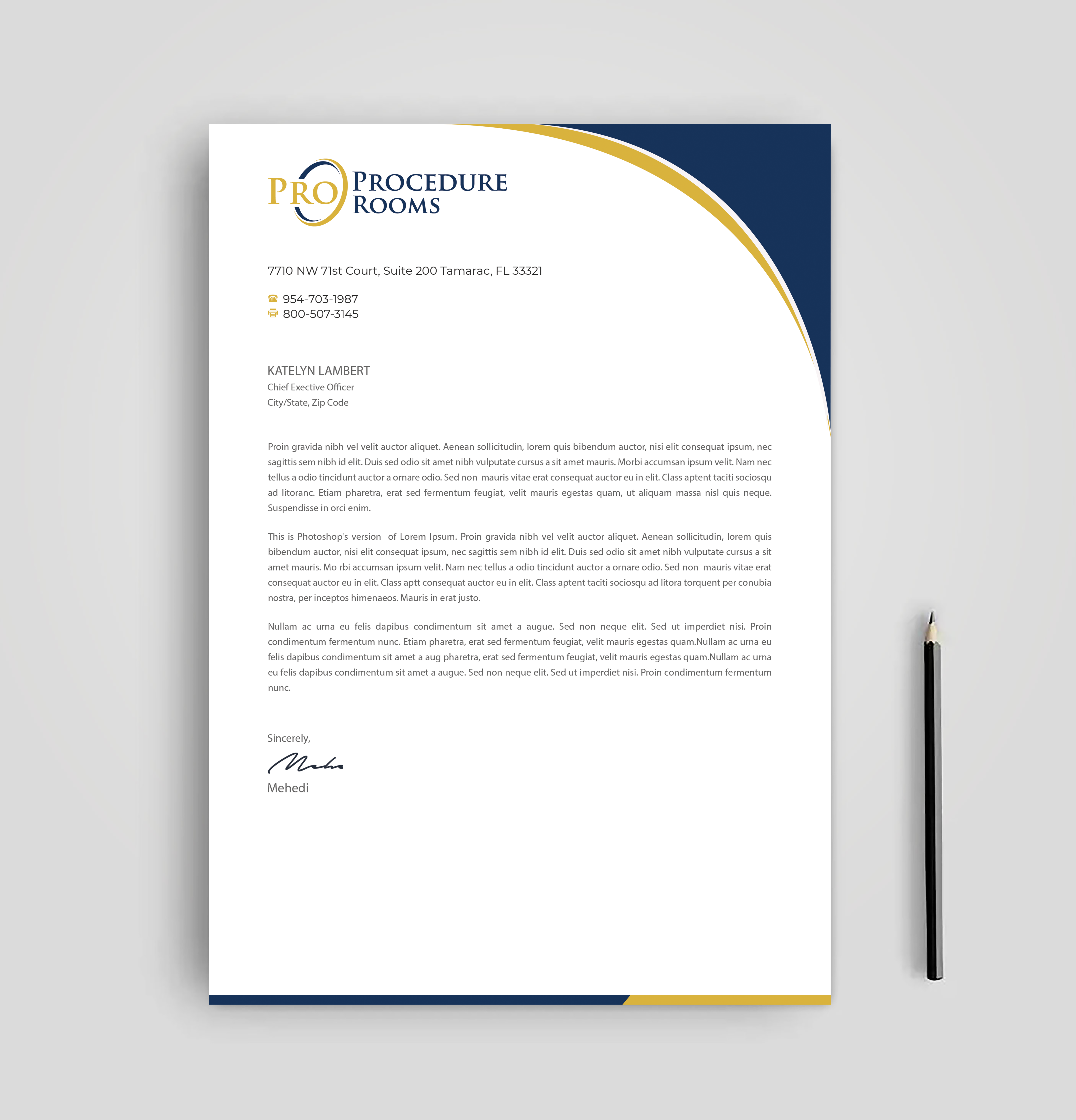 Letterhead Design by Expert Bappy for this project | Design #33824338