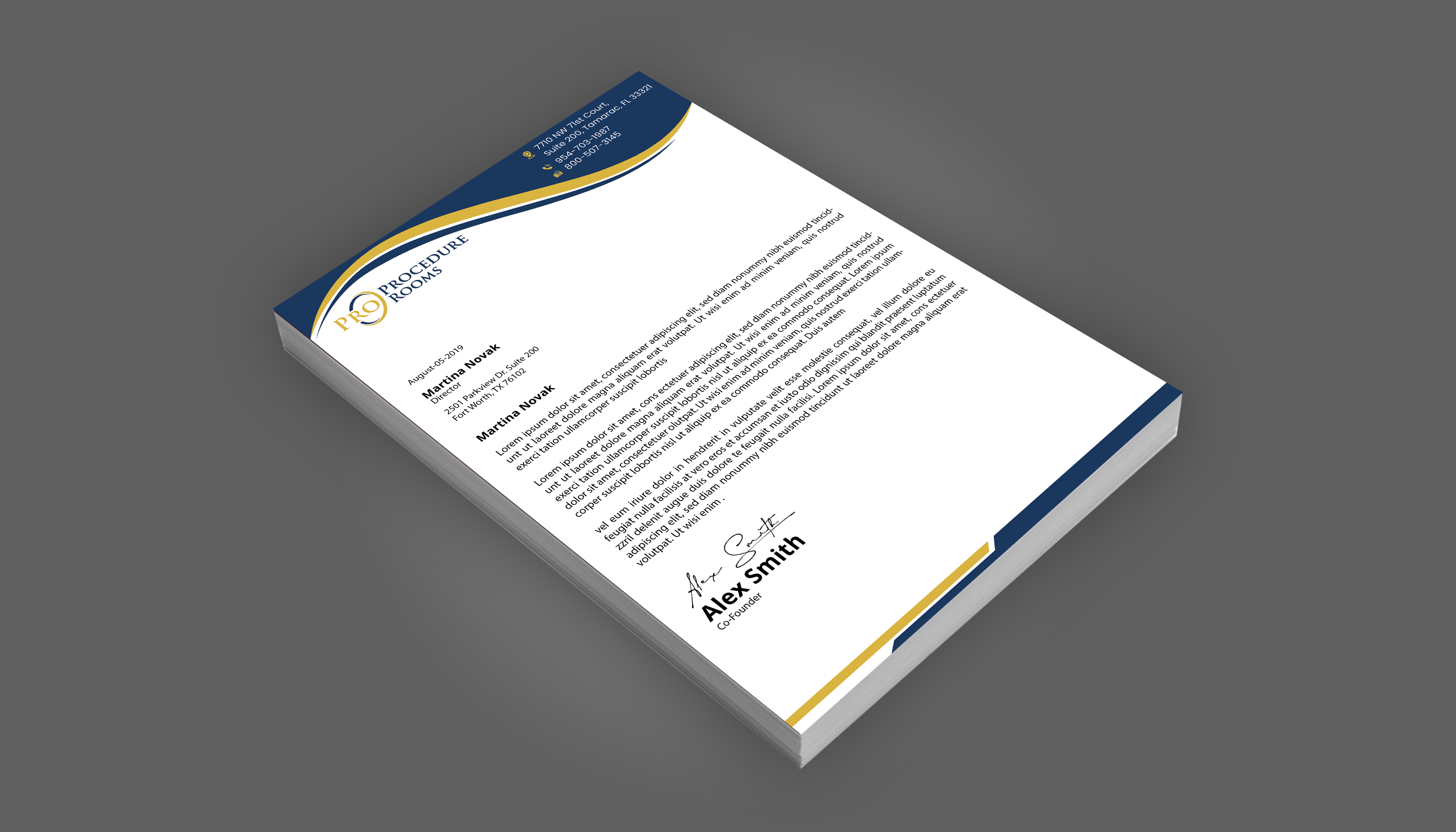 Letterhead Design by DesignerShahadat for this project | Design #33821809