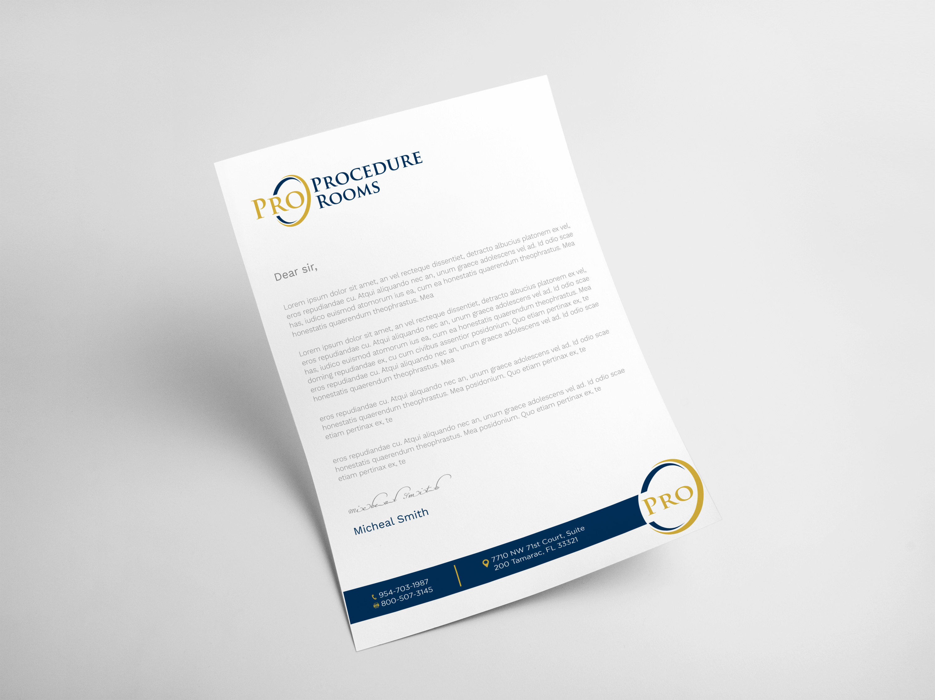 Letterhead Design by Tripti Ranjan Gain for this project | Design #33830116
