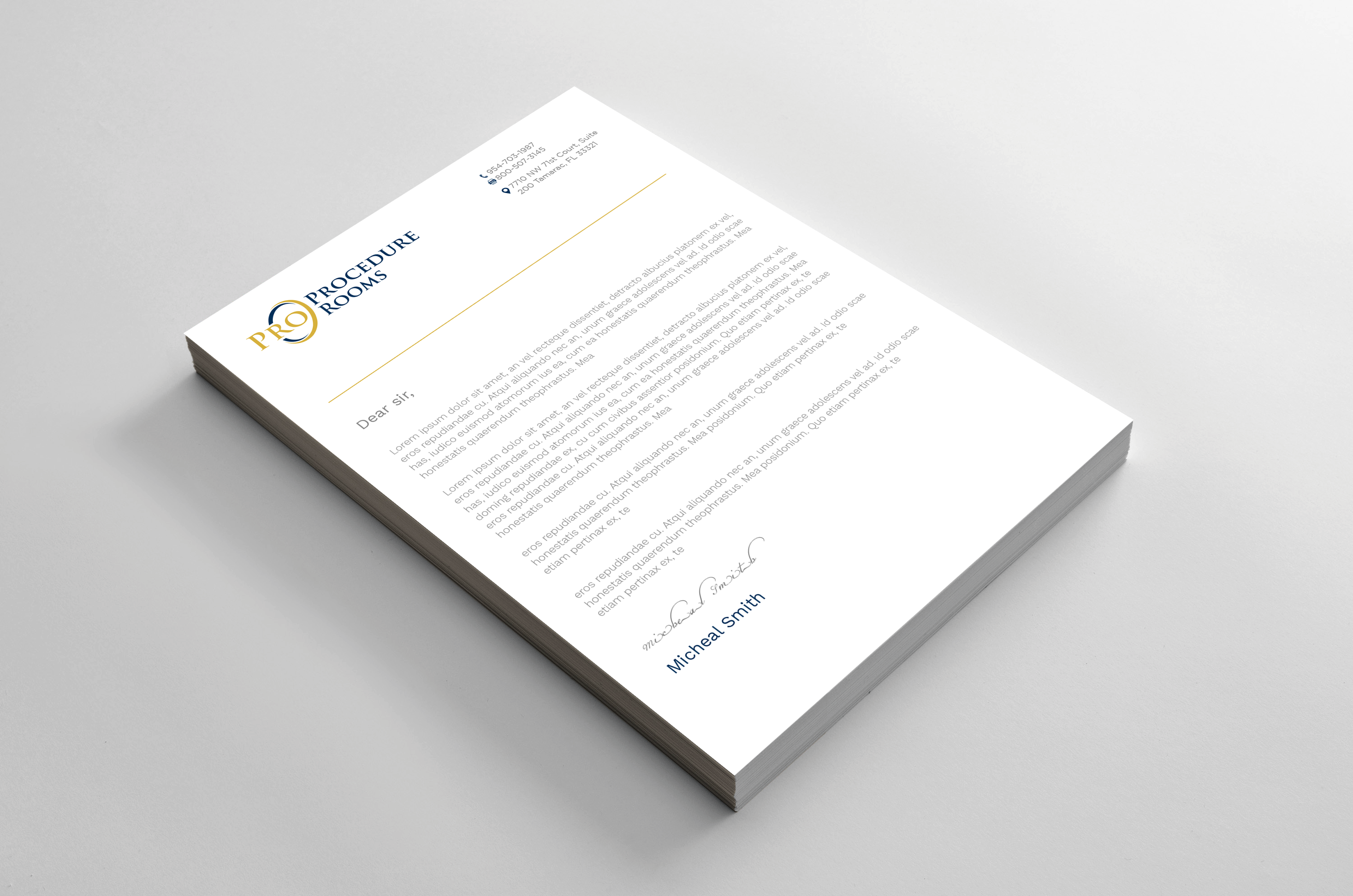 Letterhead Design by Tripti Ranjan Gain for this project | Design #33830117