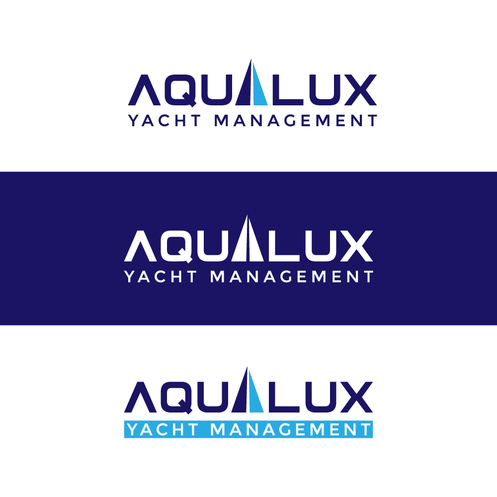 Logo Design by Mr. Art for Aqualux Yacht Management LLC | Design #33825410