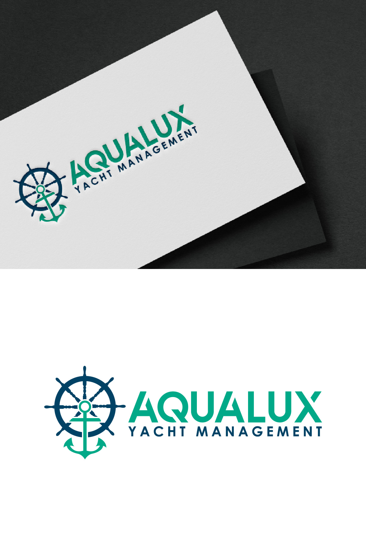 Logo Design by Loknath for Aqualux Yacht Management LLC | Design #33821707