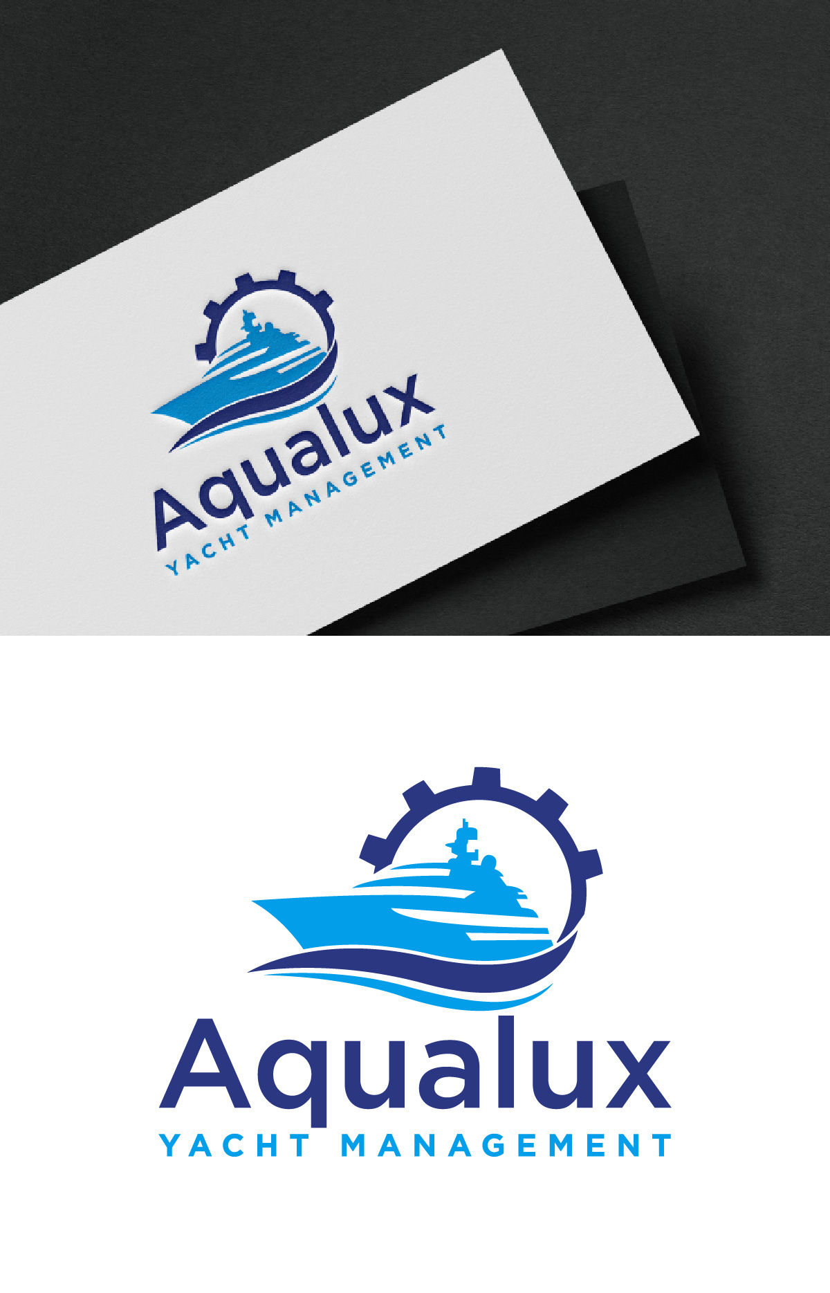 Logo Design by Loknath for Aqualux Yacht Management LLC | Design #33821709