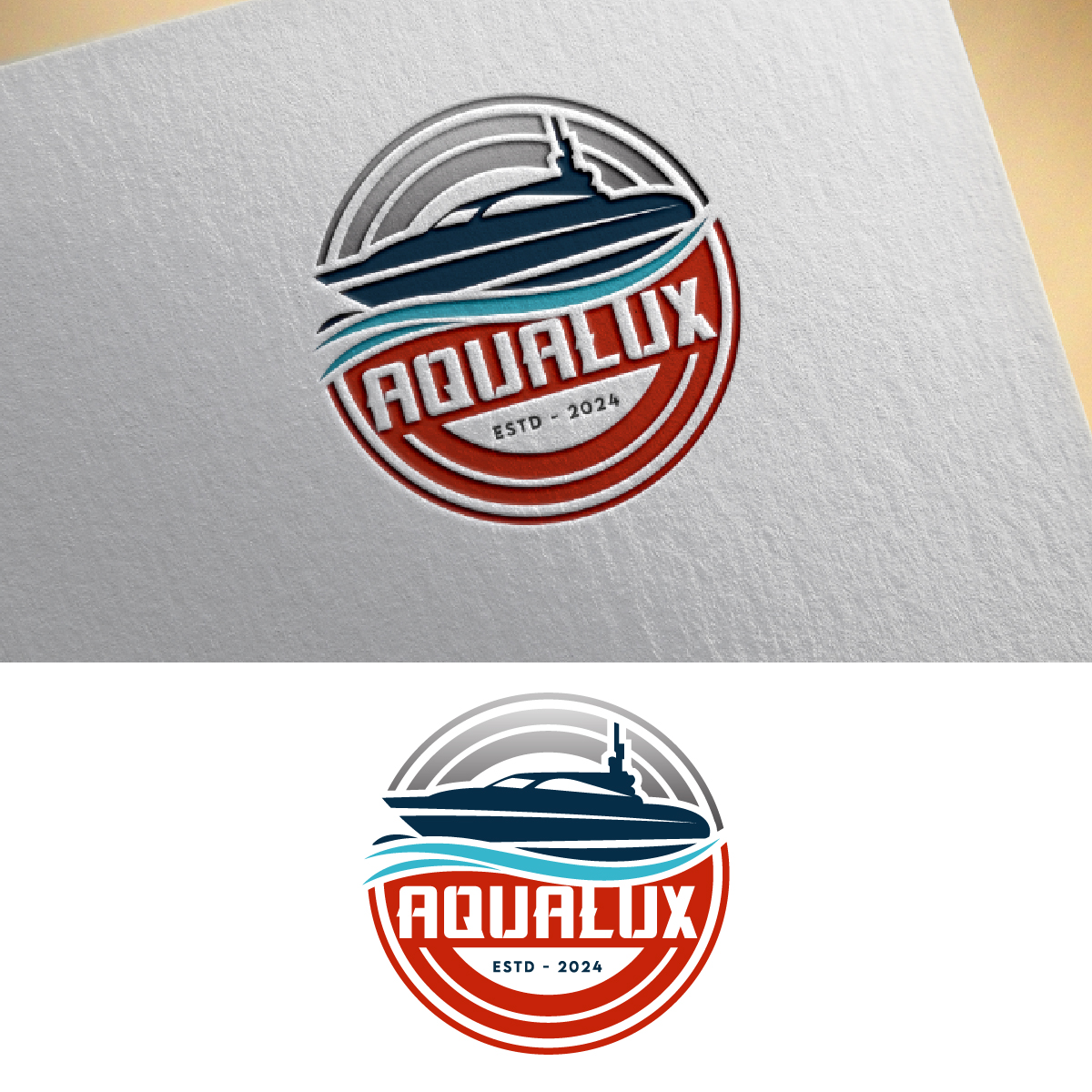 Logo Design by Loknath for Aqualux Yacht Management LLC | Design #33821711