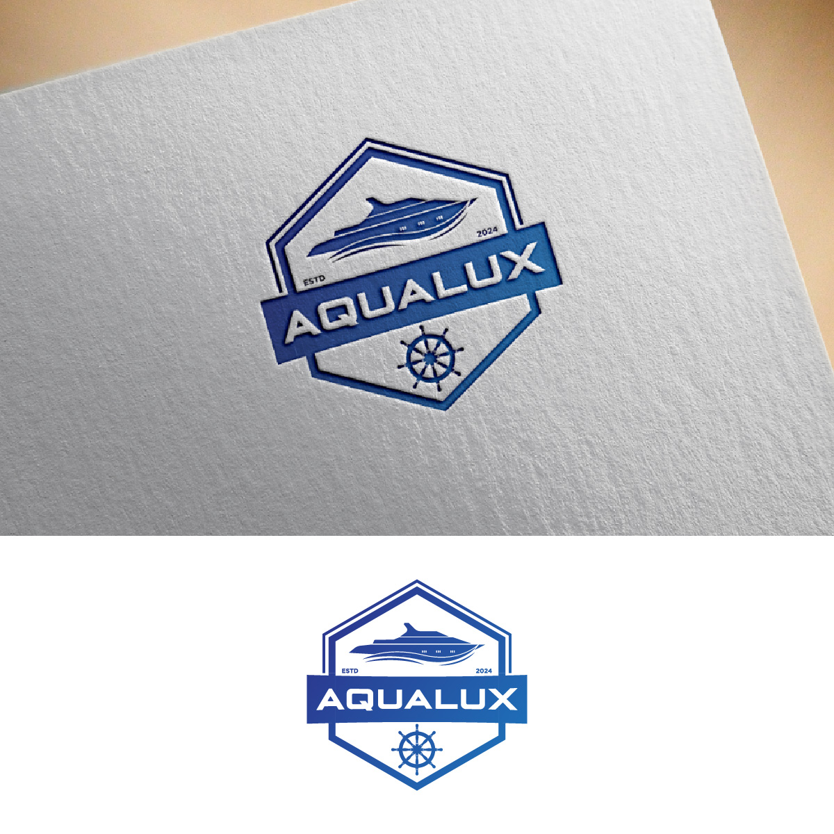 Logo Design by Loknath for Aqualux Yacht Management LLC | Design #33821717