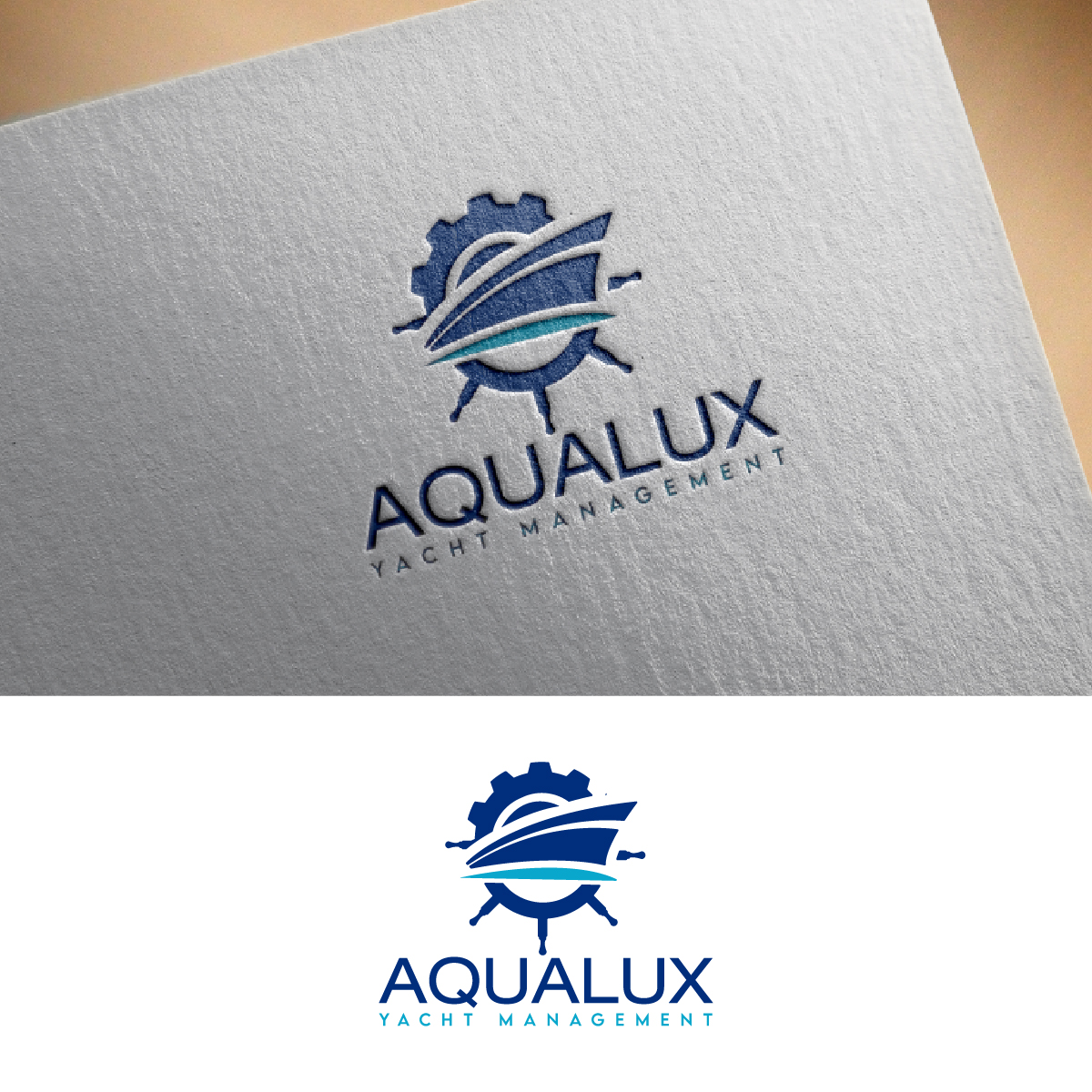 Diseño de Logo por Loknath para Aqualux Yacht Management LLC | Diseño #33822655