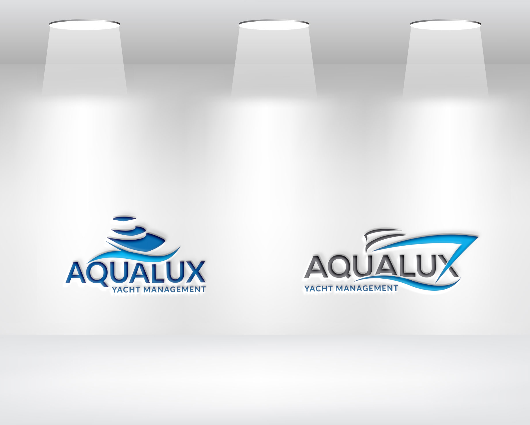 Design de Logo par Daniel Khan pour Aqualux Yacht Management LLC | Design #33821725