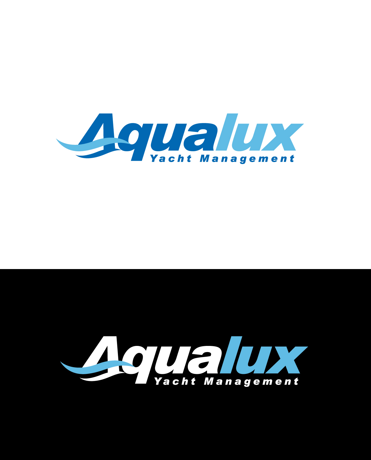 Diseño de Logo por LogoPoko para Aqualux Yacht Management LLC | Diseño #33821518
