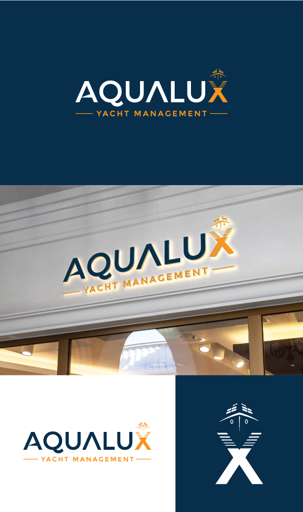 Logo Design by SK art_pro for Aqualux Yacht Management LLC | Design #33823739