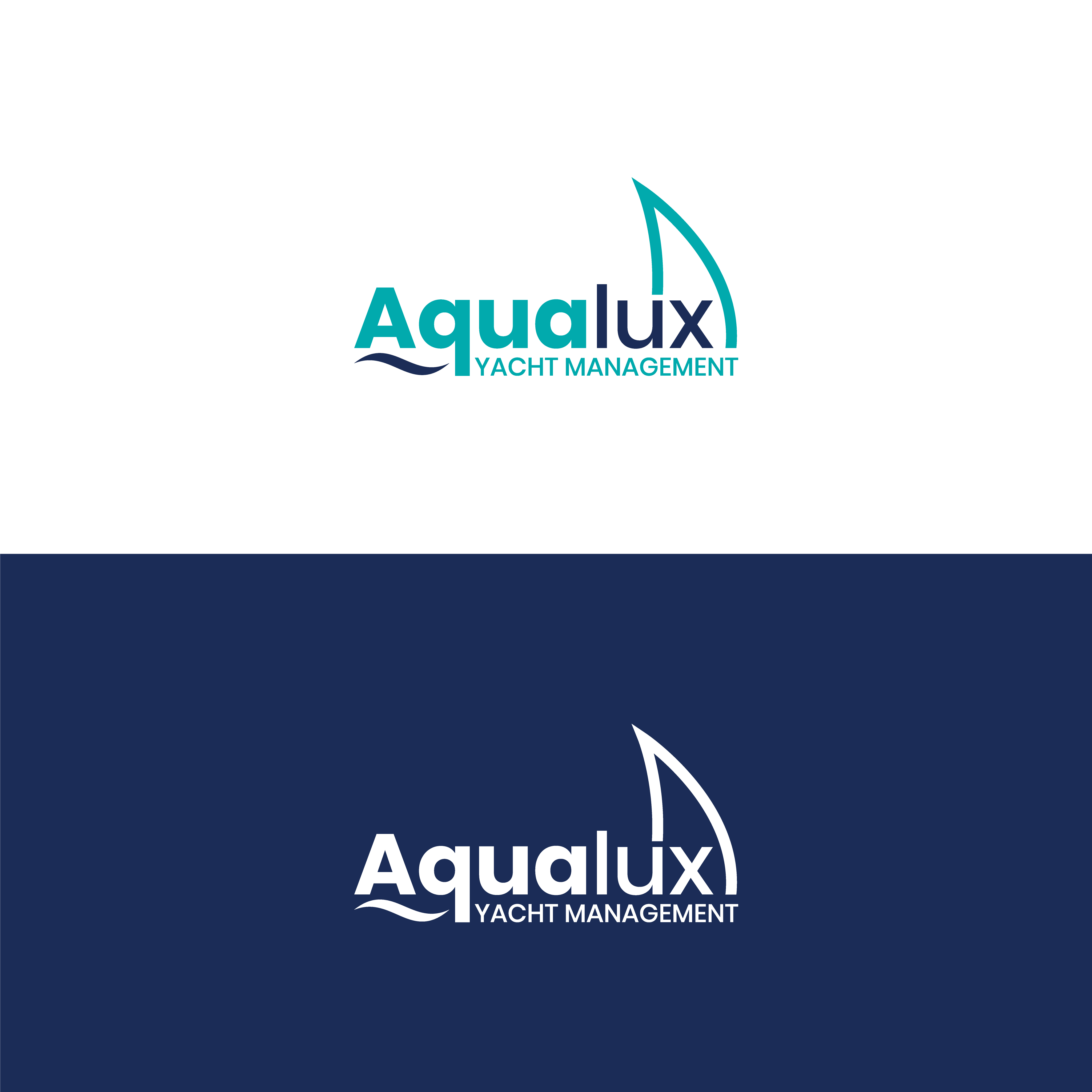 Logo Design by Design Element for Aqualux Yacht Management LLC | Design #33824700