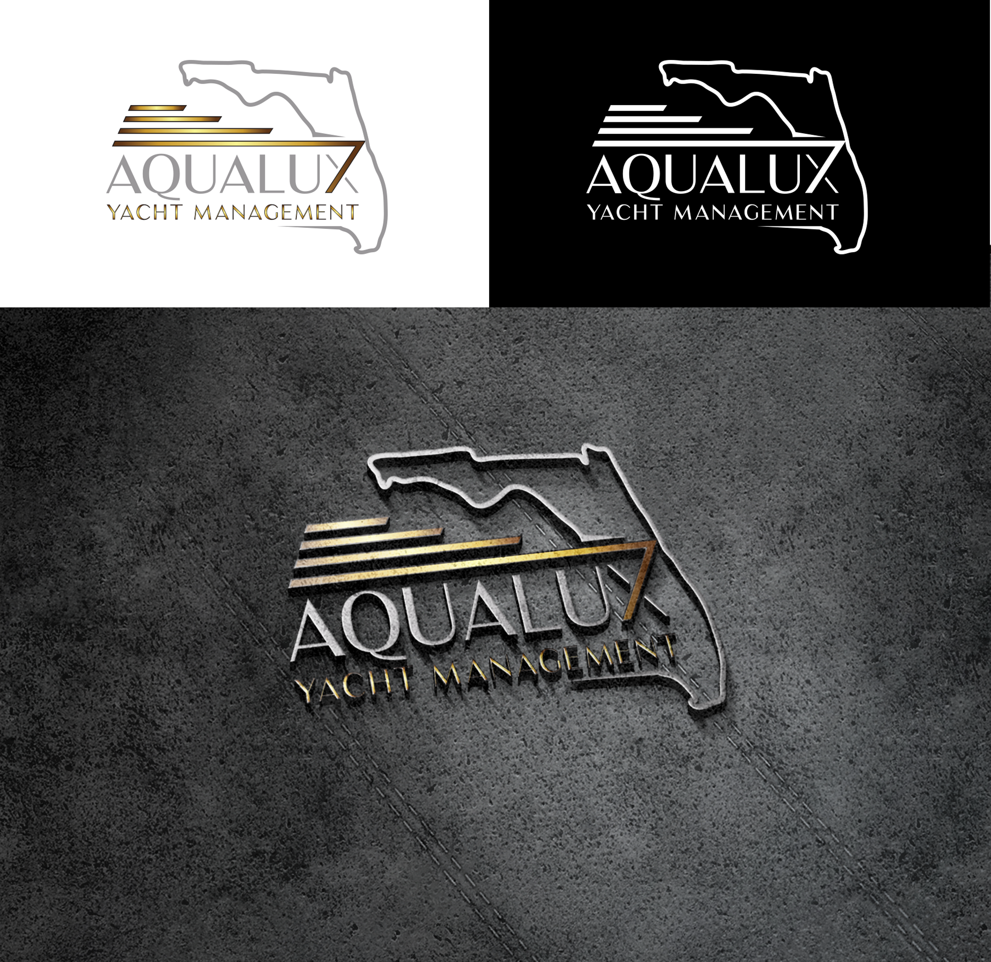 Design de Logo par RA-bica pour Aqualux Yacht Management LLC | Design #33823673