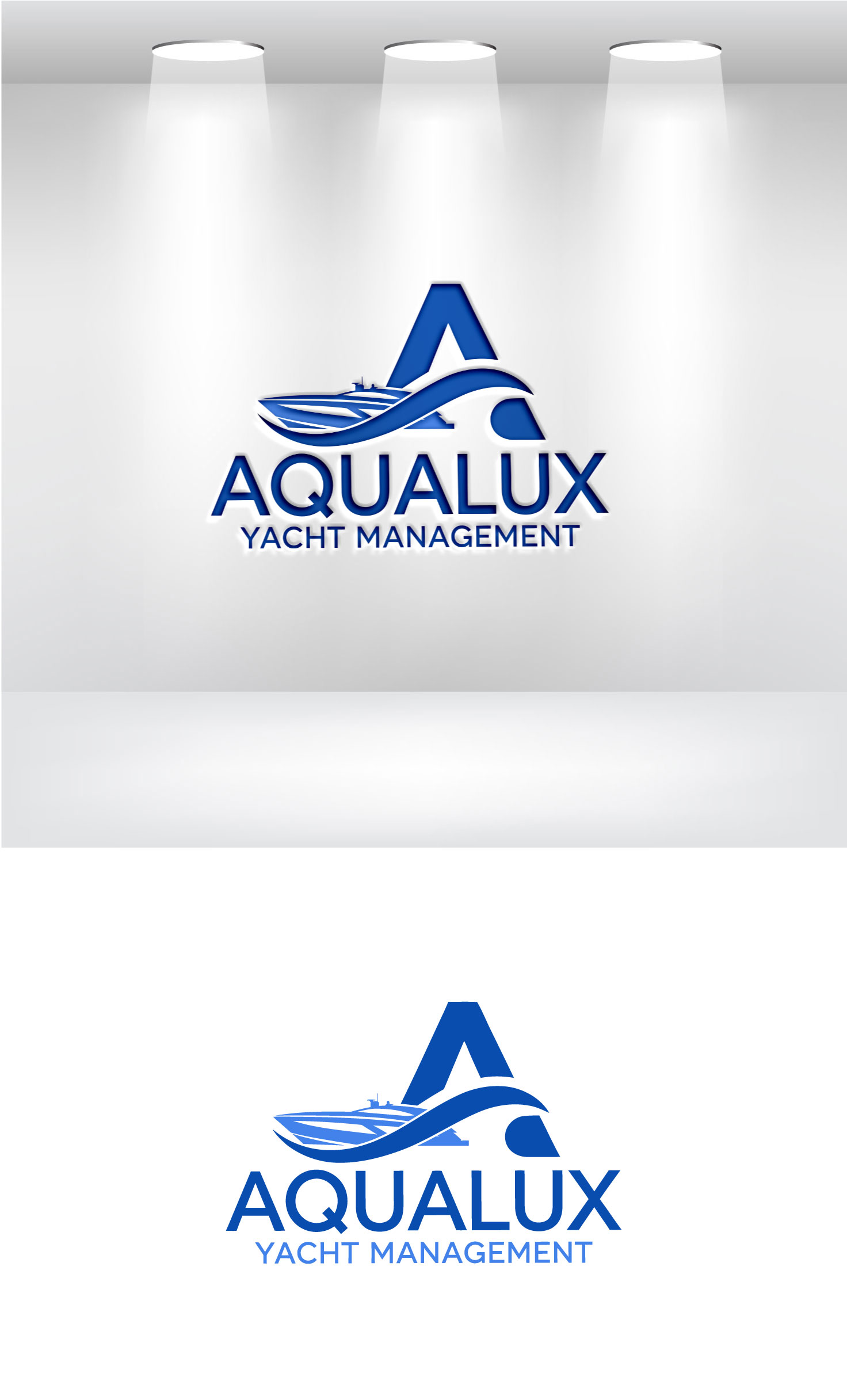 Design de Logo par VectorForge pour Aqualux Yacht Management LLC | Design #33826289