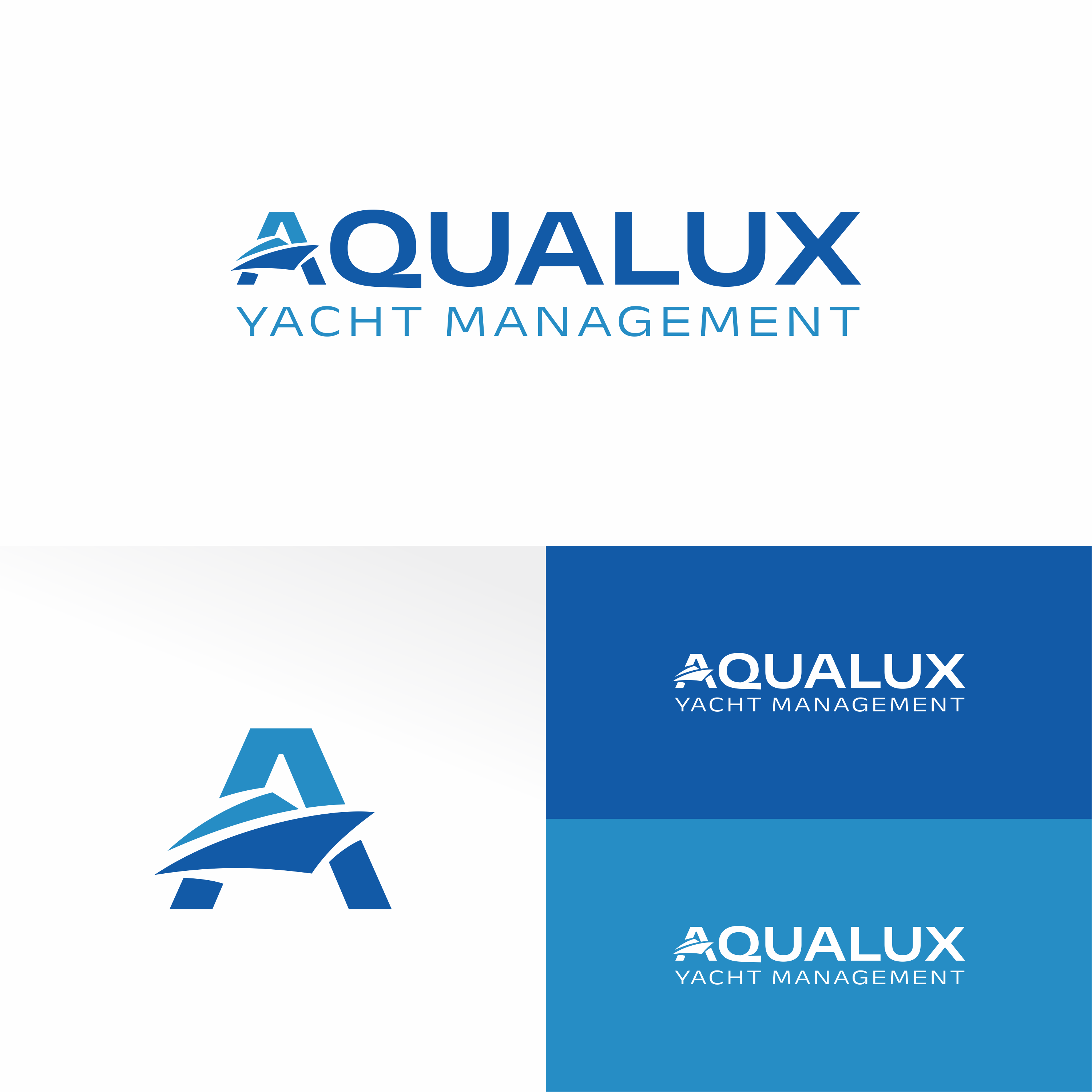 Logo Design by madrisaldi for Aqualux Yacht Management LLC | Design #33819576