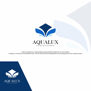 Logo Design by enka94 for Aqualux Yacht Management LLC | Design: #33825467