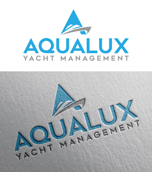 Logo Design by Impressive logo for Aqualux Yacht Management LLC | Design: #33828265