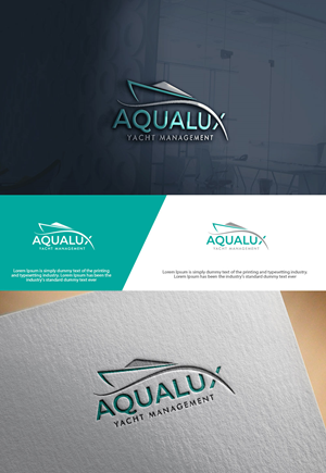 Logo Design by sulemani  creation for Aqualux Yacht Management LLC | Design: #33821379