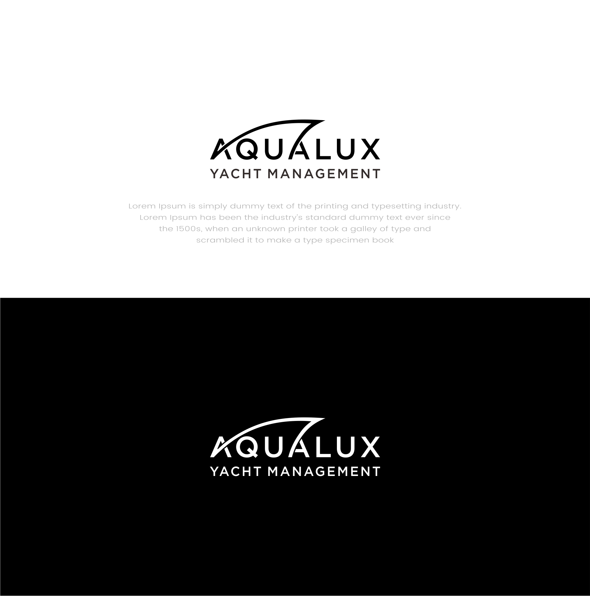 Diseño de Logo por Barokahe guse para Aqualux Yacht Management LLC | Diseño #33826918