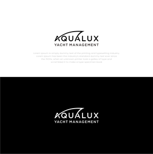 Logo Design by Barokahe guse for Aqualux Yacht Management LLC | Design: #33826918