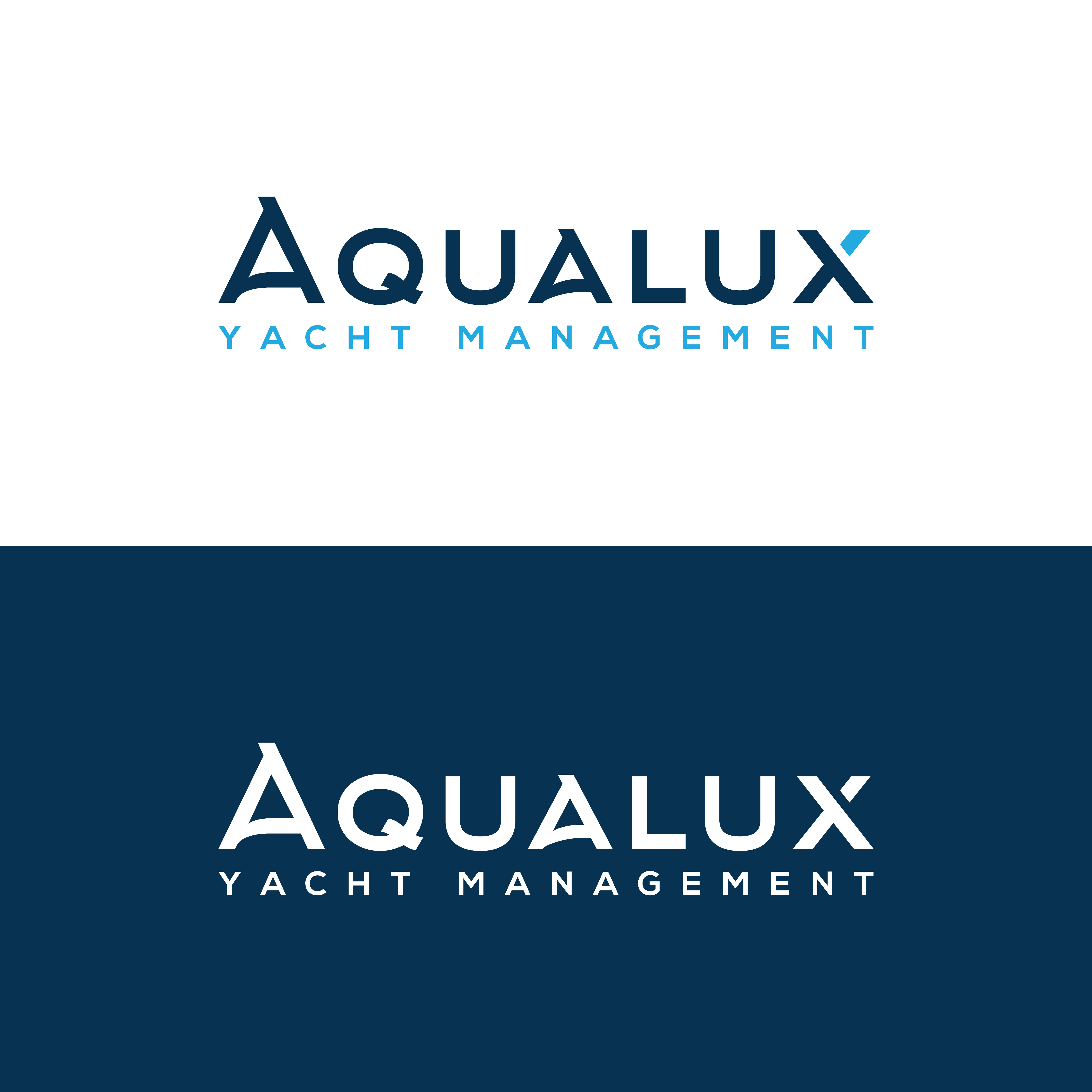 Diseño de Logo por Jalal01 para Aqualux Yacht Management LLC | Diseño #33819687