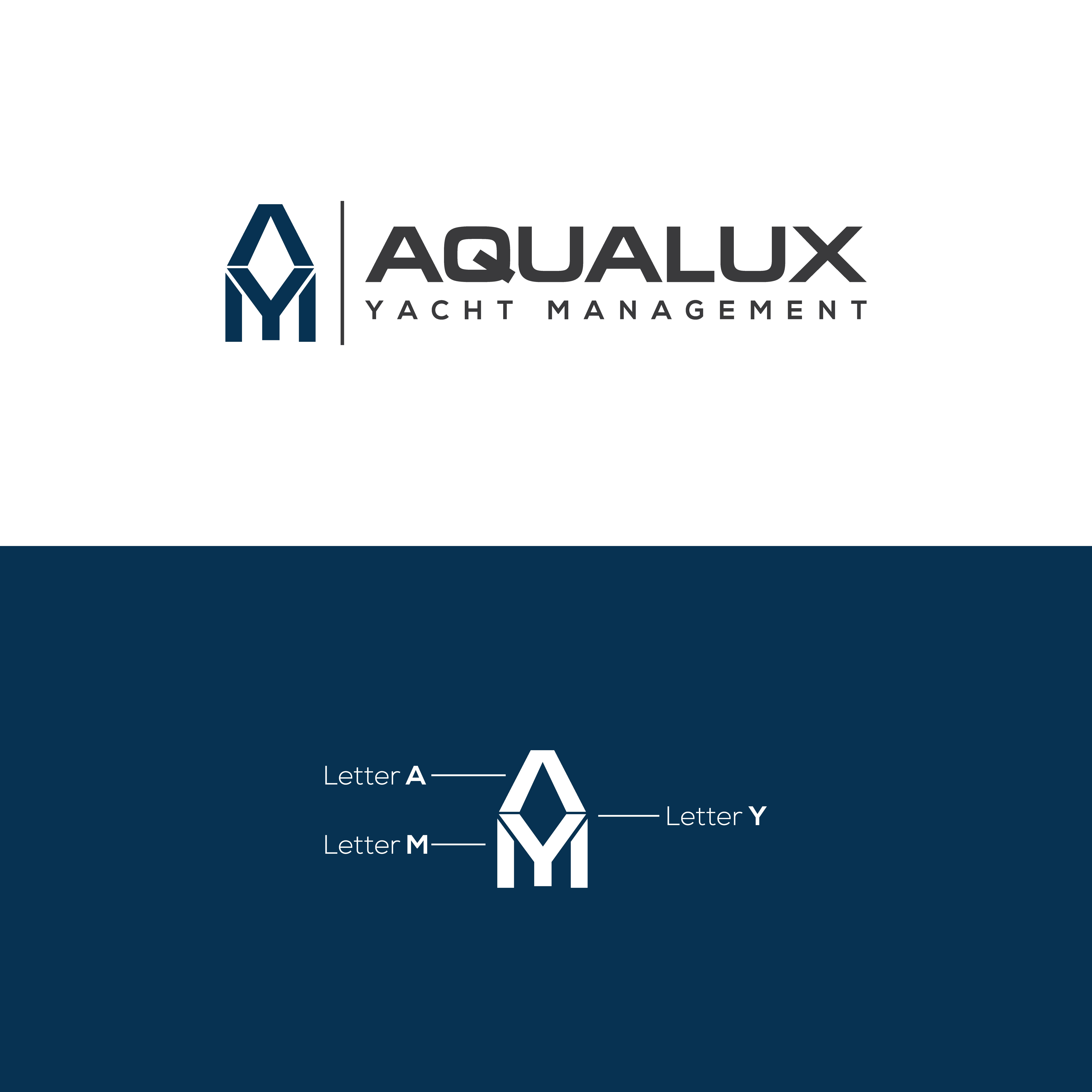 Diseño de Logo por Jalal01 para Aqualux Yacht Management LLC | Diseño #33819777