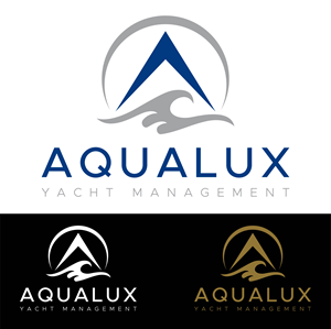Logo Design by John Mark Arts for Aqualux Yacht Management LLC | Design #33821110